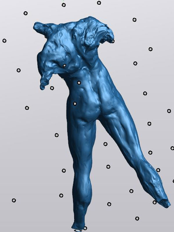 Digitalizado 3D escultura